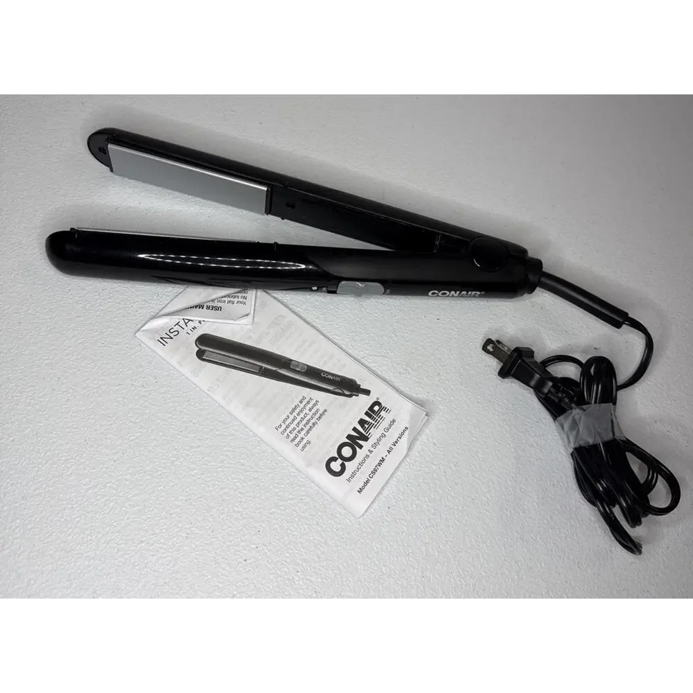 Conair Instant Heat 1″ Flat Iron Ceramic Plates – Open Box